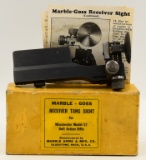 Vintage Marble Arms Receiver Tang Sight W/ Box
