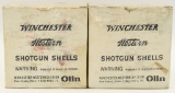 2 Collector Boxes Of Winchester Western 12 Ga