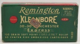 Collector Box Of 20 Rds Remington .30-30 Win Ammo