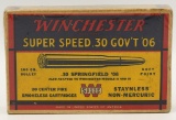 Collectors Box Of 16 Rds Winchester .30 Govt Ammo