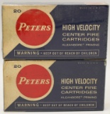 2 Collector Boxes Of Peter's HV .250 Savage