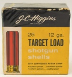 Collector Box Of 25 Rds J.C Higgins 12 Ga