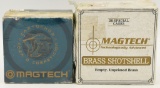 2 Collector Boxes of 16 Ga Empty Brass Casings