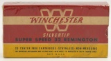 Collectors Box Of 20 Rds Winchester .32 Rem Ammo