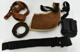 Lot of 5 Various Leather & Nylon Slings & Belts