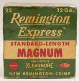 Collector Box Of 25 Rds Remington 12 Ga Magnum