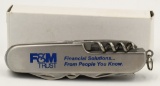 F&M Trust Folding Pocket Multi Tool & Knife