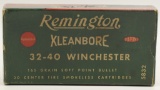Collector Box Of 20 Rds Remington .32-40 Win Ammo