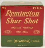 Collector Box Of 25 Rds Remington 12 Ga Shotshells