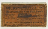 Rare Collectors Box Of Winchester .32 Auto Colt