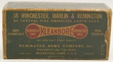 Collectors Box Of 50 Rds Remington .38 Win,Mar,Rem