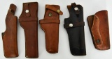 Lot of 5 Various Size Right Handed Leather