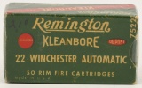 Collectors Box of 50 Rds Remington .22 Rem Auto