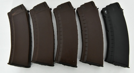 (5) AK 74 Magazines 30 rd mags