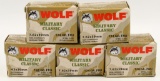 100 Rds Of Wolf Military Classic 7.62x39mm Ammo