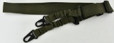 Tactical Green Two Point Sling W/ Claw Mounts