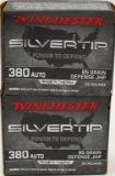 40 Rounds Of Winchester Silvertip .380 Auto Ammo