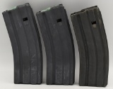 Lot of 3 AR-15 30 Rounds .223/5.56 Metal Magazines