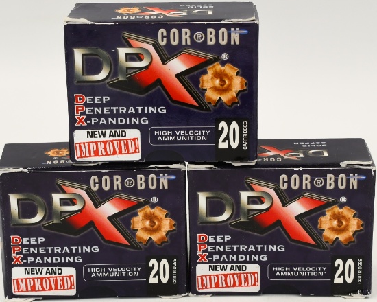 60 Rounds Of Cor-Bon DPX .380 ACP Ammunition