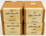 80 Rounds Of Military Ball 7.62mm (.308) Ammo