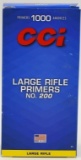 1000 Count of CCI Large Rifle #200 Primers