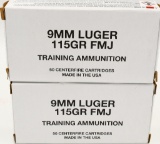 100 Rounds of Blazer 9mm Luger Training Ammo