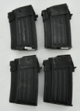 Lot of 4 10 rd Blue Steel Romanian Mags 5.56x45