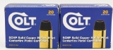40 Rounds Of Colt SCHP .40 S&W Ammunition