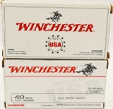 100 Rds Of .40 S&W Ammo 17 are R & P HP 83 Win