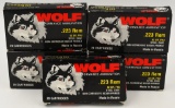 100 Rounds Of Wolf Performance .223 Rem Ammo