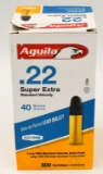 500 Rounds Of Aguila .22 LR Super Extra Ammunition