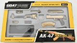 Golden AK-47 Miniature Goat Gun Toy New In Box