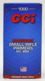 1000 Count of CCI Small Rifle Magnum Primers #450