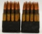 16 Rounds Of .30-06 Ammunition On Enbloc Clips