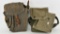 2 Vintage WWII UnMarked Large Magazine Pouches