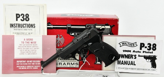Walther / Interarms P-38 Pistol with Matching Box