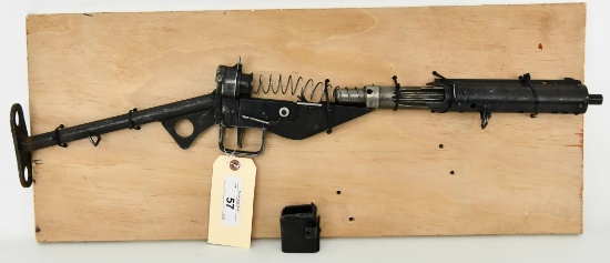 STEN Mk 3 SMG Demilled Parts Kit on Board
