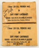 40 Rounds Of 7.5mm (.30 Cal French) Mas Ammo