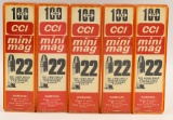 500 Rounds Of CCI .22 LR Mini Mag Ammunition