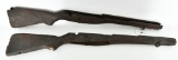 Lot of 2 M1-A M14 Wood Replacement Stocks