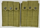 Lot of 2 US Marked Military Thompson Mag Pouches