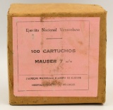 100 Rounds Of Ejercito Nacional 7mm Mauser Ammo