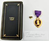 Vintage WWII Purple Heart Medal & Ribbon