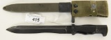 Spanish Bolo Bayonet Toledo INI with scabbard & fr