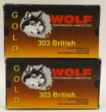 40 Rounds of Wolf Gold .303 British Ammunition