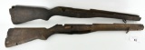 Lot of 2 M1-A M14 Wood Replacement Stocks