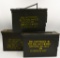 Lot of 3 Heavy Duty Metal Military Ammo Cans