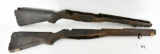 Lot of 2 M1-A M14 Wood Replacement Stocks