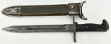 M1 Bayonet with ENS and Flaming Bomb Insignia