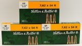 60 Rounds Of Sellier & Bellot 7.62x54R Ammunition